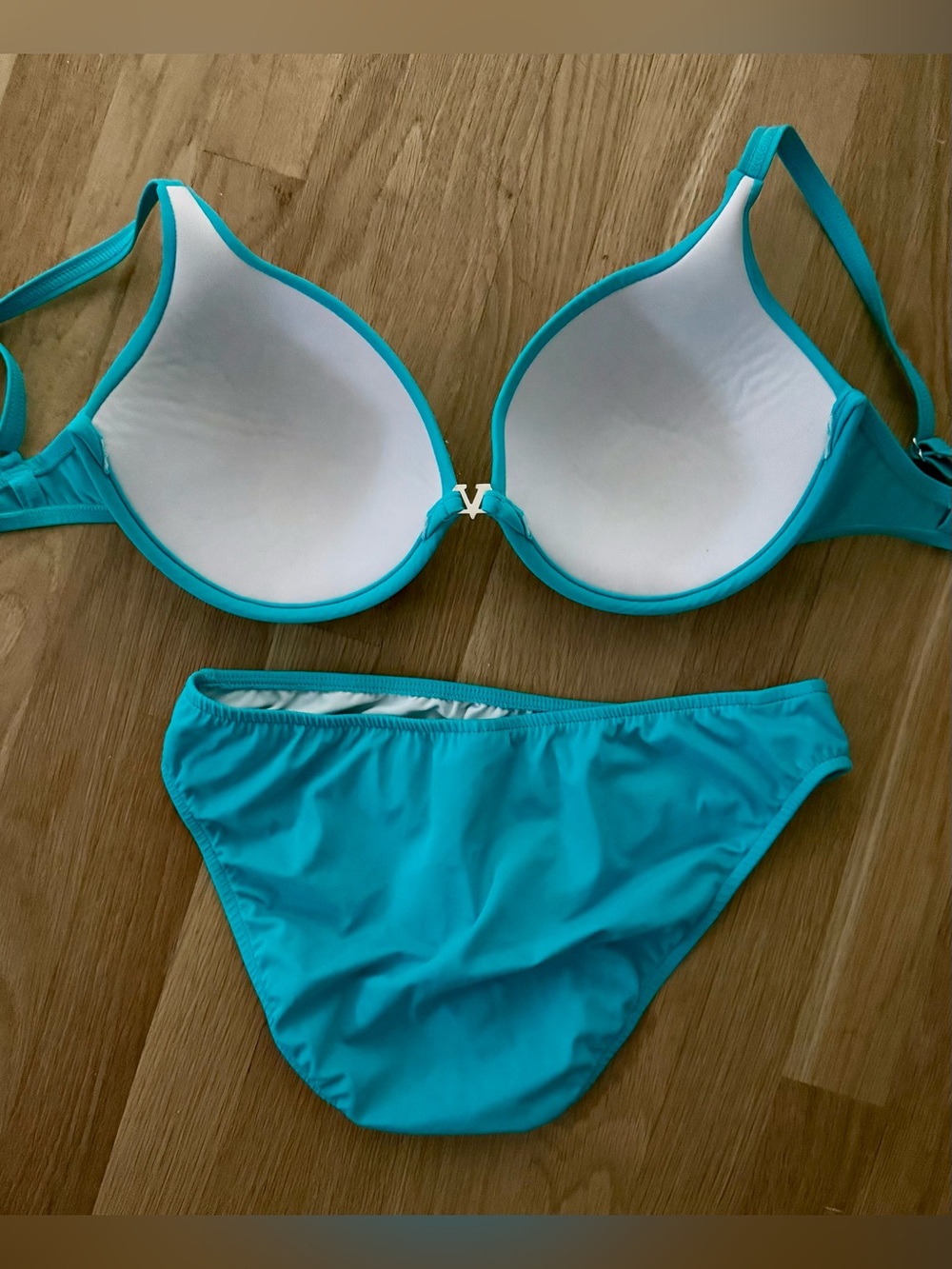 Venus Push-Up Bikini in Aqua Reef - Picture 5 of 6